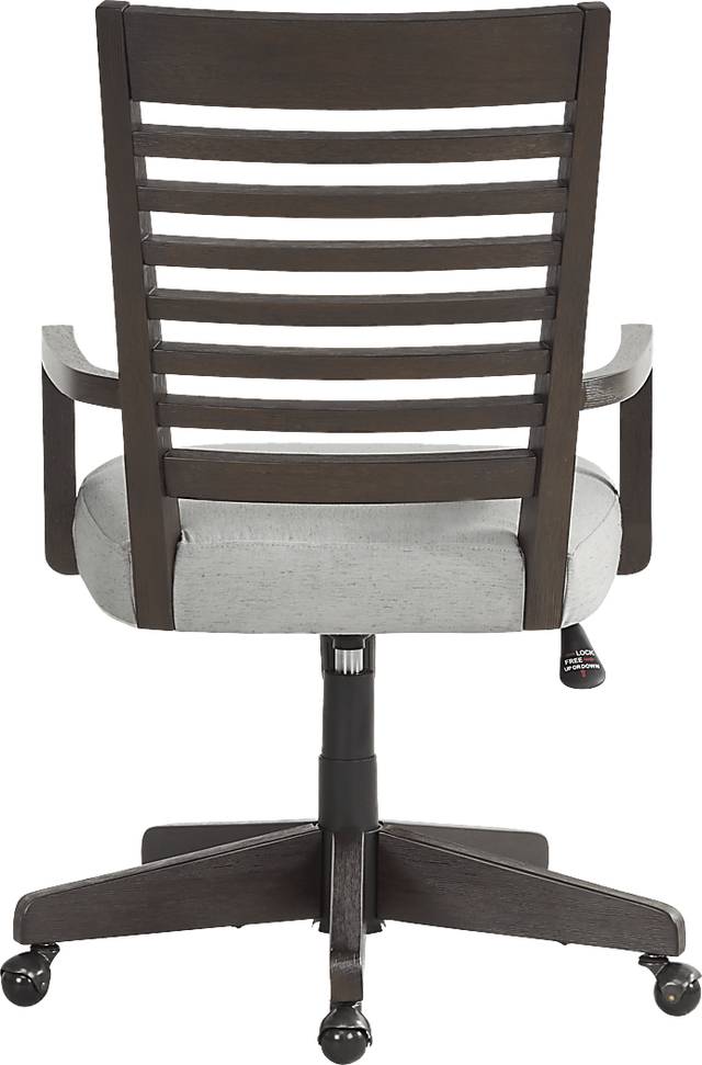Lynnwood Umber Desk Chair - Thumbnail - Image 2