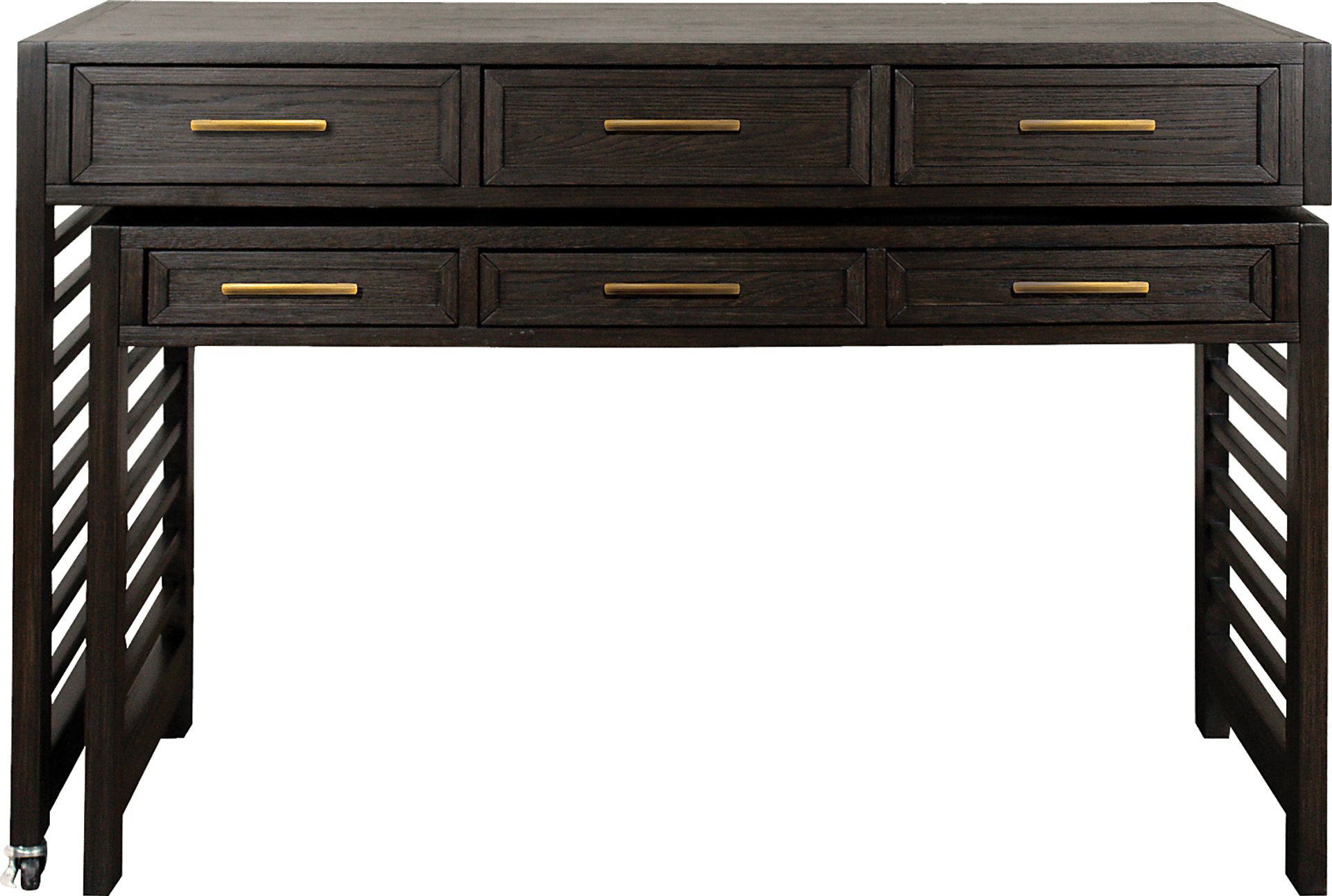 Lynnwood Umber Swivel Desk - Image 2