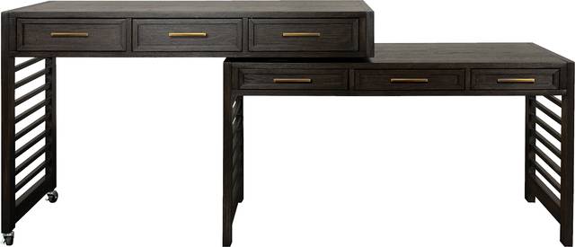 Lynnwood Umber Swivel Desk - Thumbnail - Image 1
