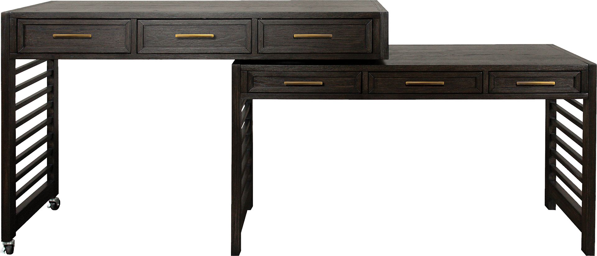 Lynnwood Umber Swivel Desk - Image 1