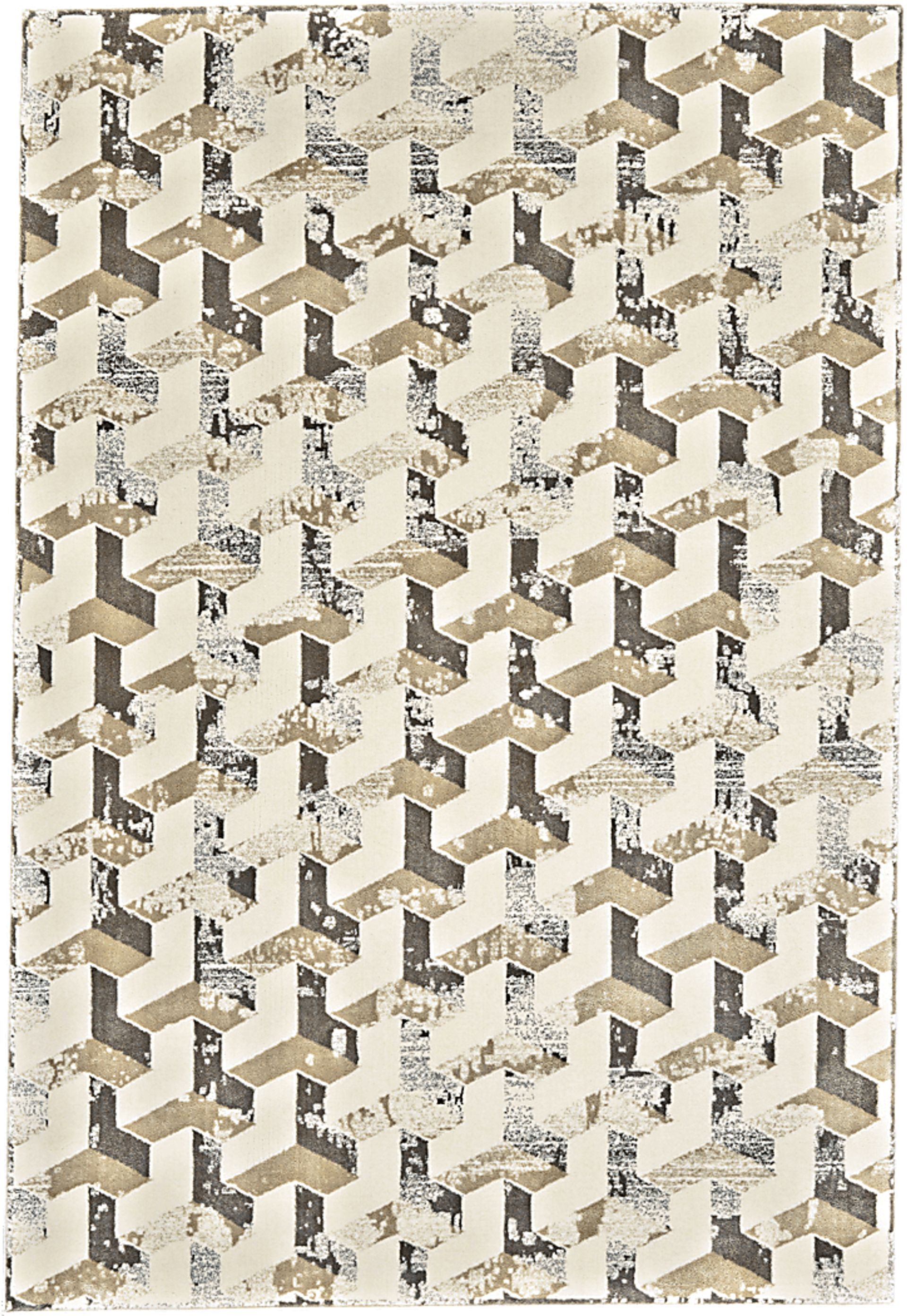 Lynx Cream 7'10 x 11' Rug - Image 1