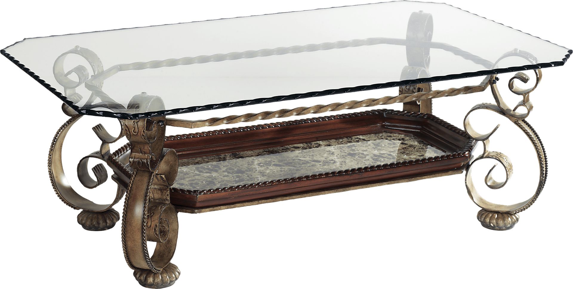 Lyra Metal Cocktail Table - Image 1