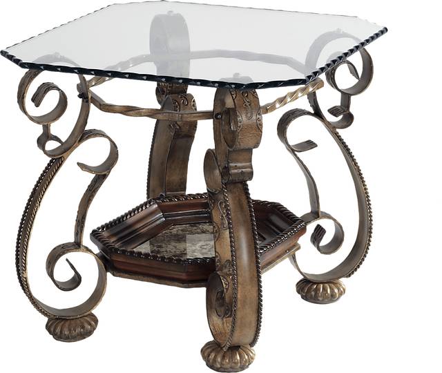 Lyra Metal End Table - Thumbnail - Image 1