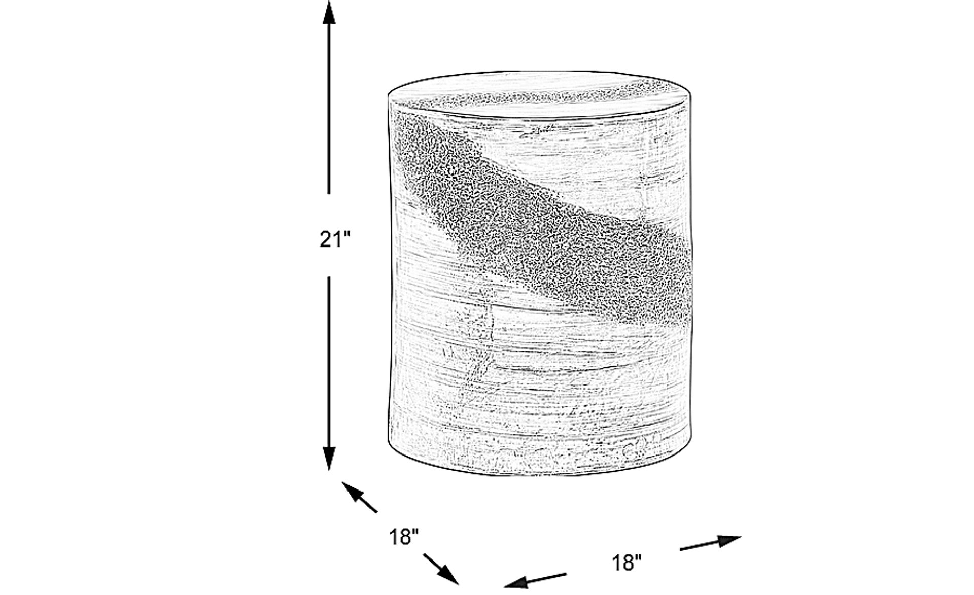 Dimension Image. Please refer to the Dimension Tab on this page for dimension details.