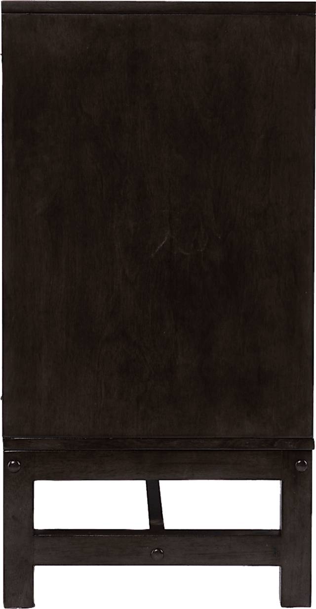 Lysander II Brown 54 in. Console With Electric Log Fireplace - Thumbnail - Image 2