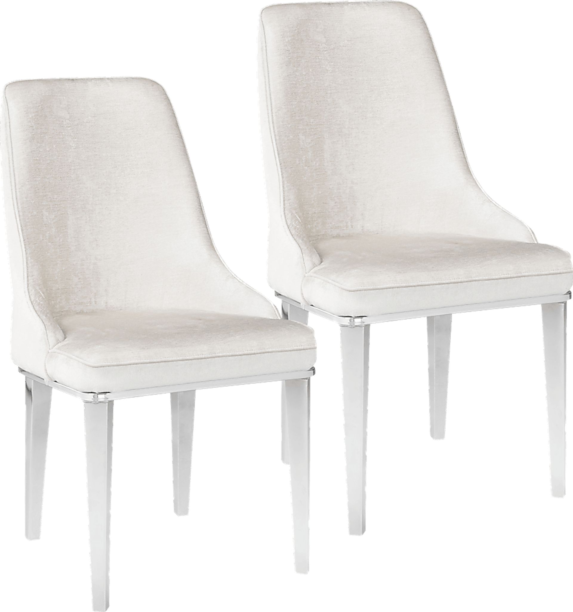 Lysette Ivory Side Chair, Set of 2 - Image 1