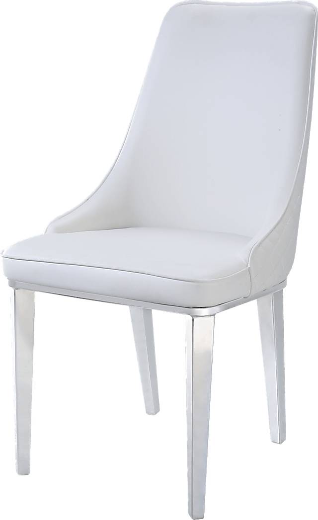 Lysette White Side Chair, Set of 2 - Thumbnail - Image 3