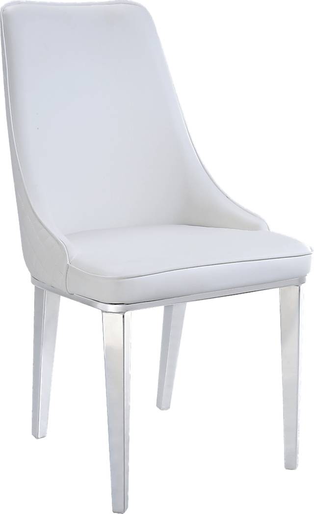 Lysette White Side Chair, Set of 2 - Thumbnail - Image 1