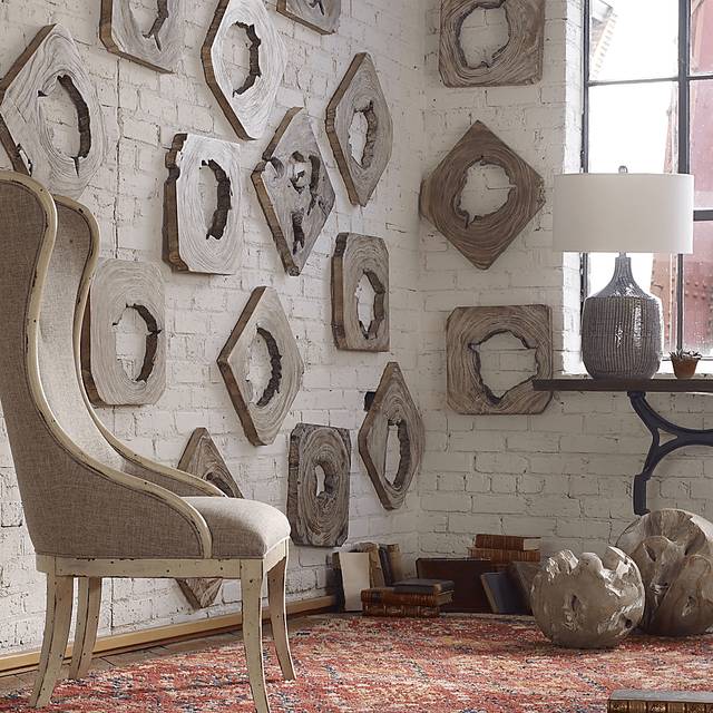 Lysha Brown Set of 9 Wall Decor - Thumbnail - Image 4