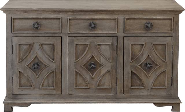 Mabel Block Gray Sideboard - Thumbnail - Image 2