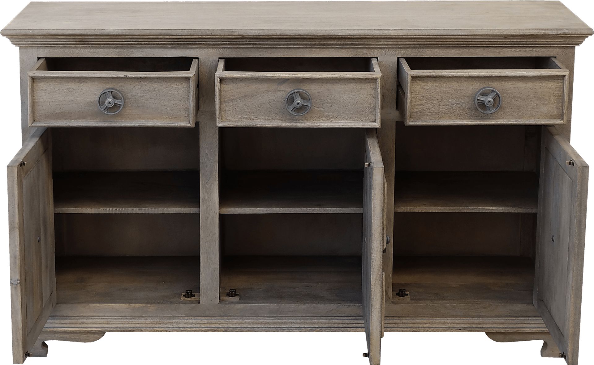 Mabel Block Gray Sideboard - Image 3