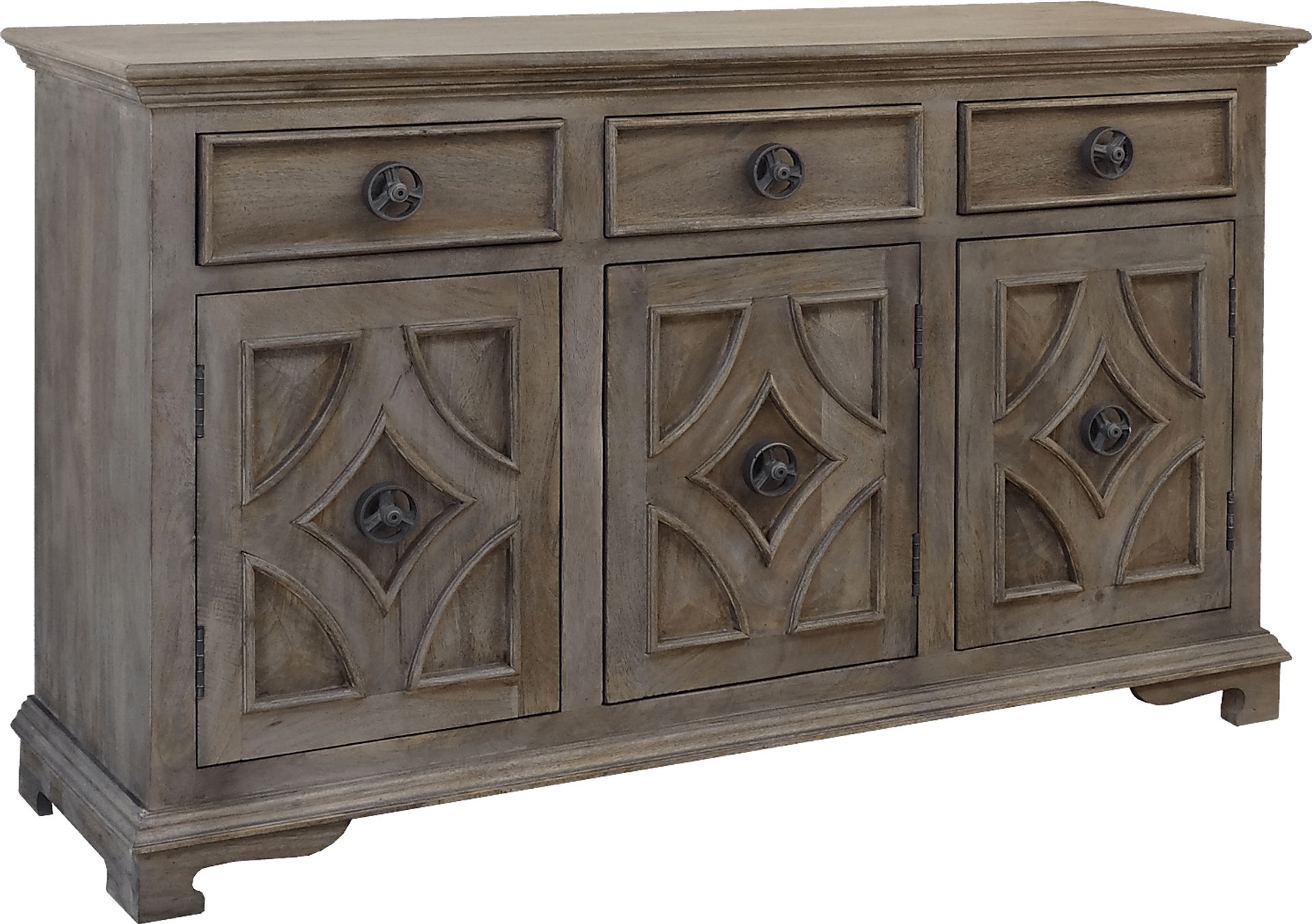 Mabel Block Gray Sideboard - Image 1