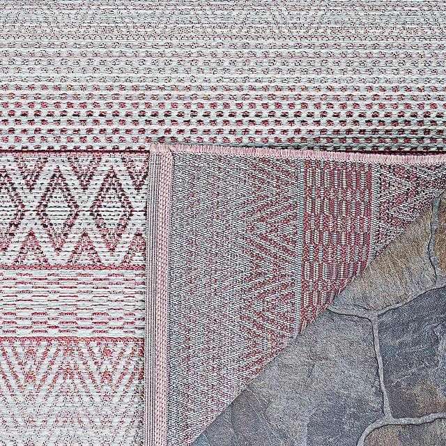 Mabella Red 7'10 x 10'9 Indoor/Outdoor Rug - Thumbnail - Image 3