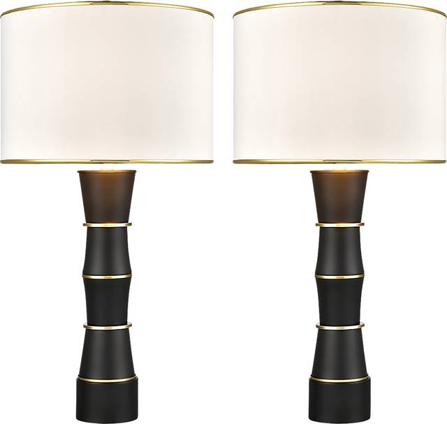 Mabey Moor Black Lamp, Set of 2 - Thumbnail - Image 1