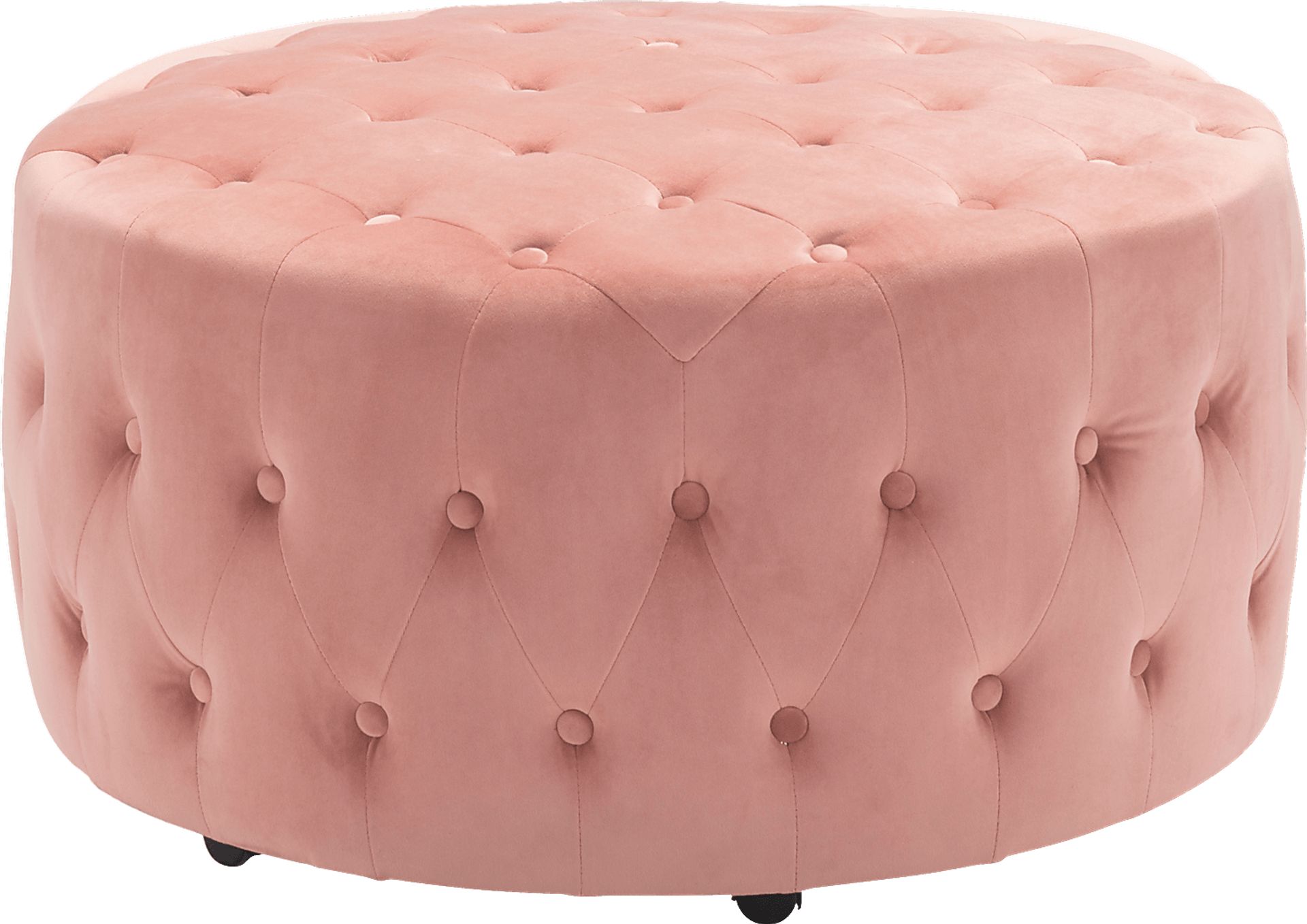 Mabini Pink Cocktail Ottoman - Image 1