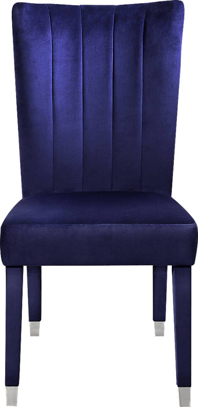 Mabrey Blue Side Chair, Set of 2 - Thumbnail - Image 2