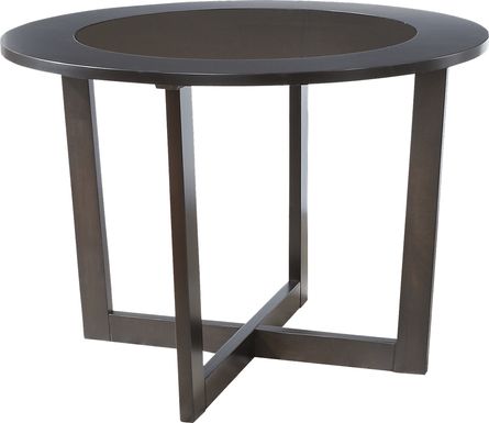 Mabry Espresso Round Dining Table