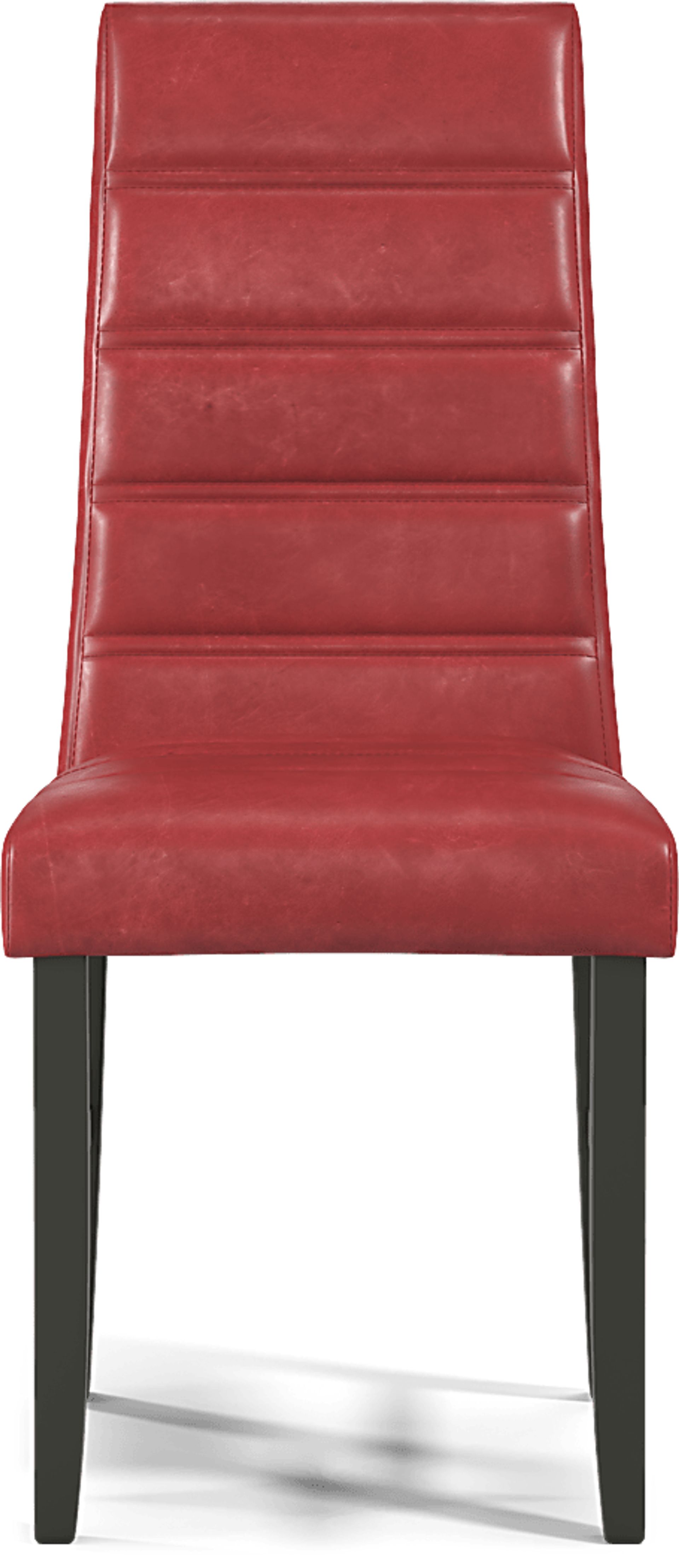 Mabry Espresso 5 Pc Dining Set with Red Chairs - Image 5