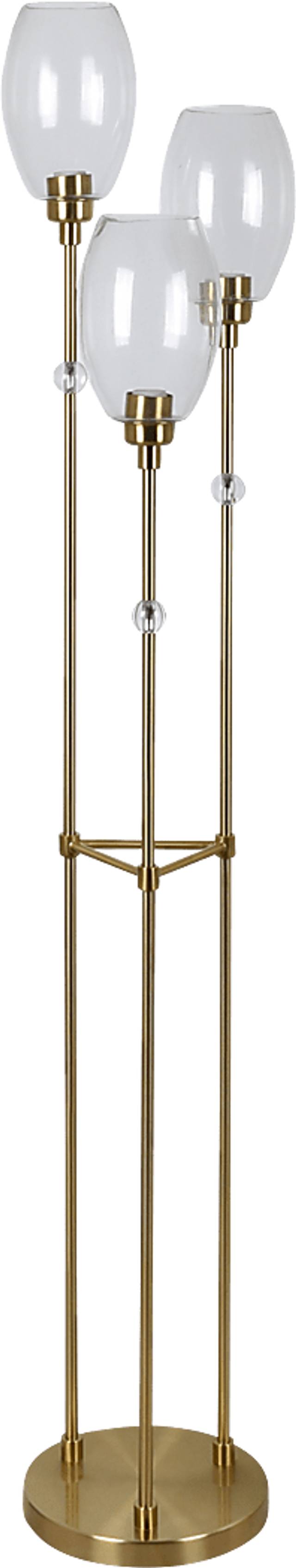 Macalla Bay Gold Floor Lamp - Thumbnail - Image 1