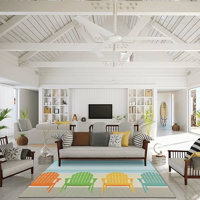 Macapa Multi 5' x 8' Rug - Thumbnail - Image 2