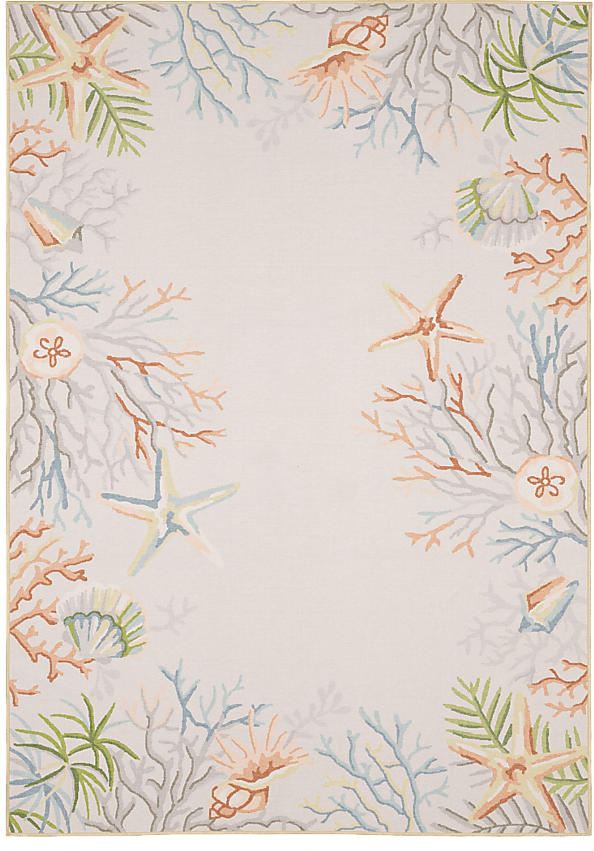 Macaware Beige 5' x 7' Rug - Image 1