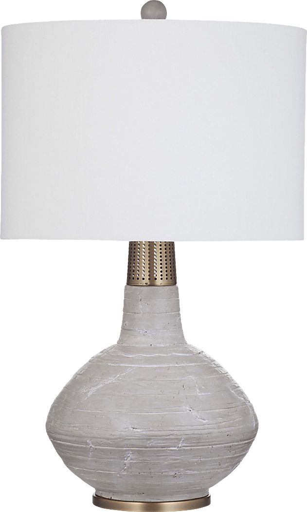 Macdill Gate Gray Lamp