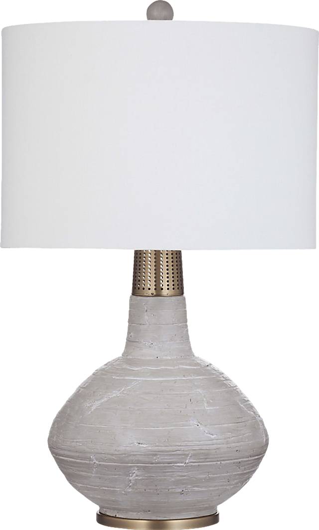 Macdill Gate Gray Lamp - Thumbnail - Image 1