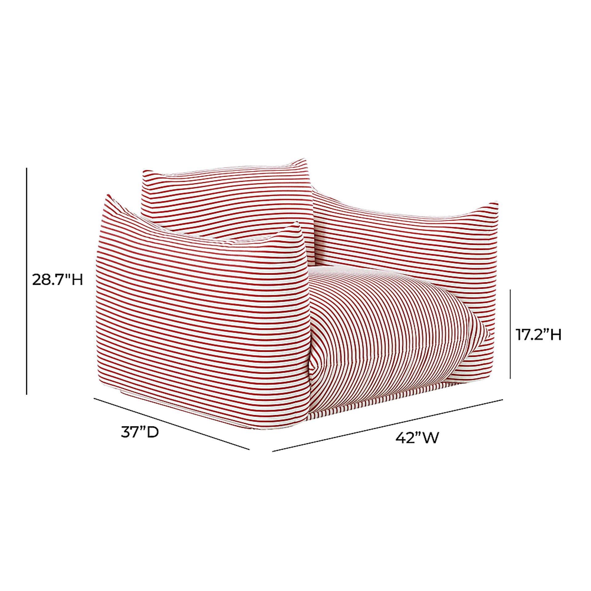 Macgeary Red Accent Chair - Image 6