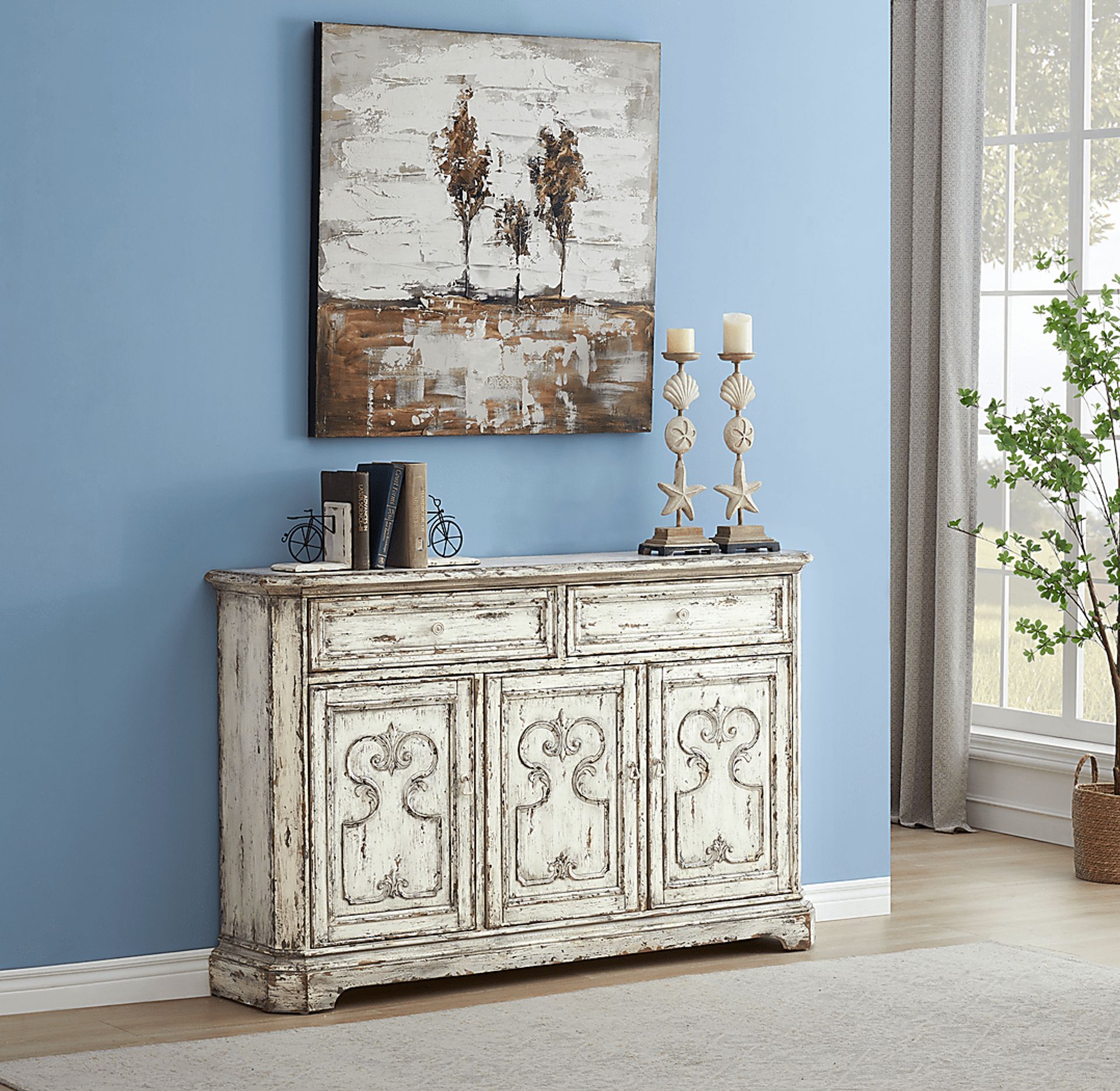 Mackinwood Cream Accent Cabinet - Image 2