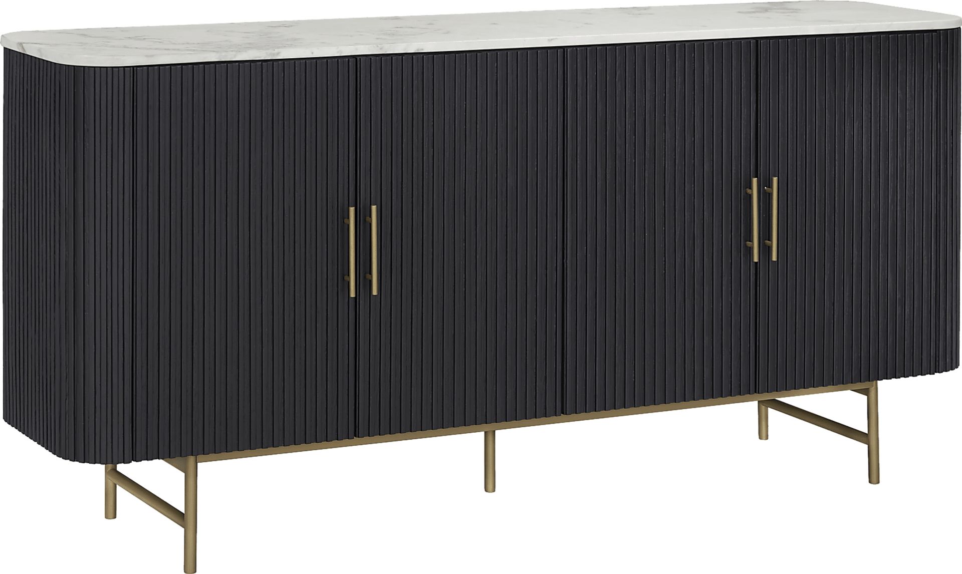Macklin Black Credenza - Image 2