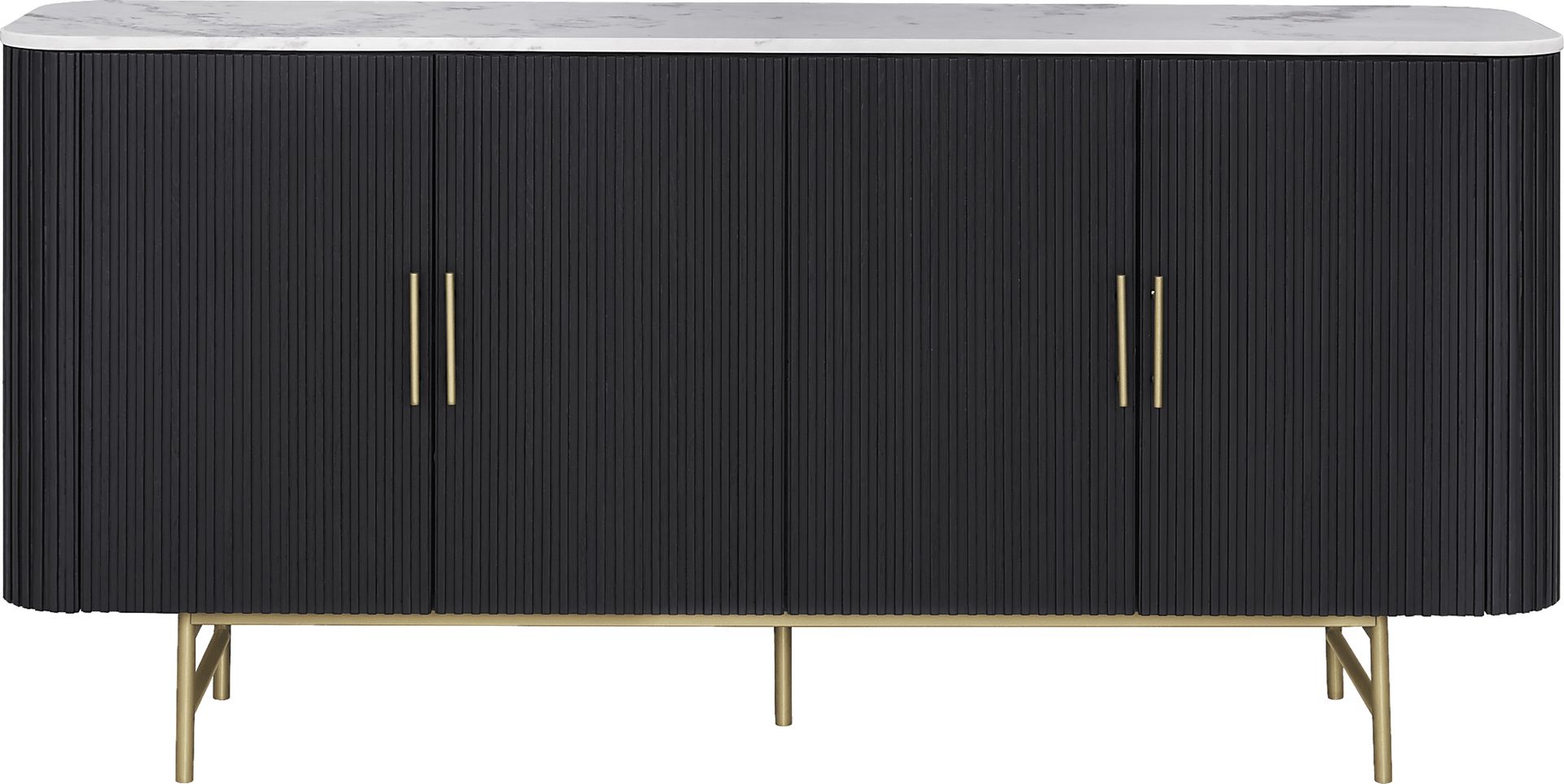 Macklin Black Credenza - Image 1