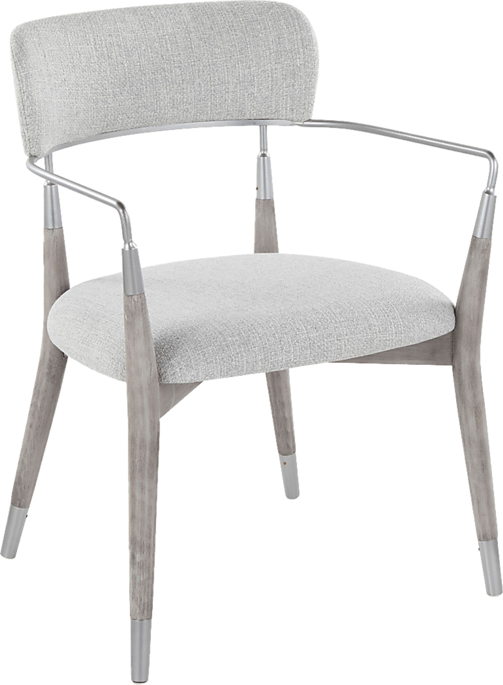 Mackling Gray Arm Chair, Set of 2 - Image 3