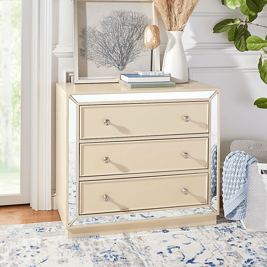 Maclaura Beige Accent Cabinet - Thumbnail 3