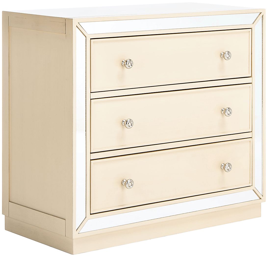 Maclaura Beige Accent Cabinet