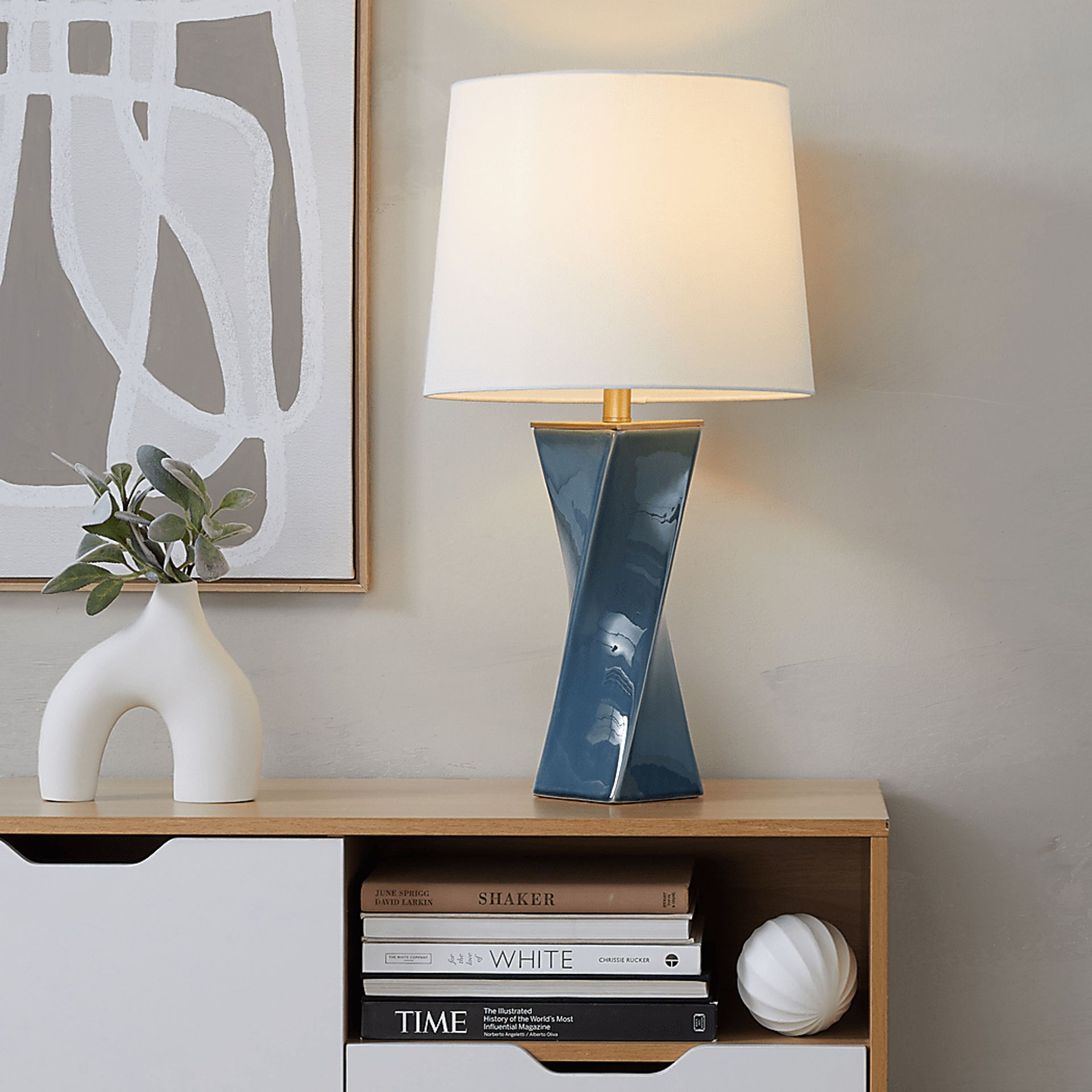Macon Trail Blue Lamp - Image 3