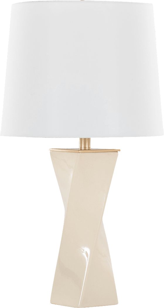 Macon Trail Cream Lamp