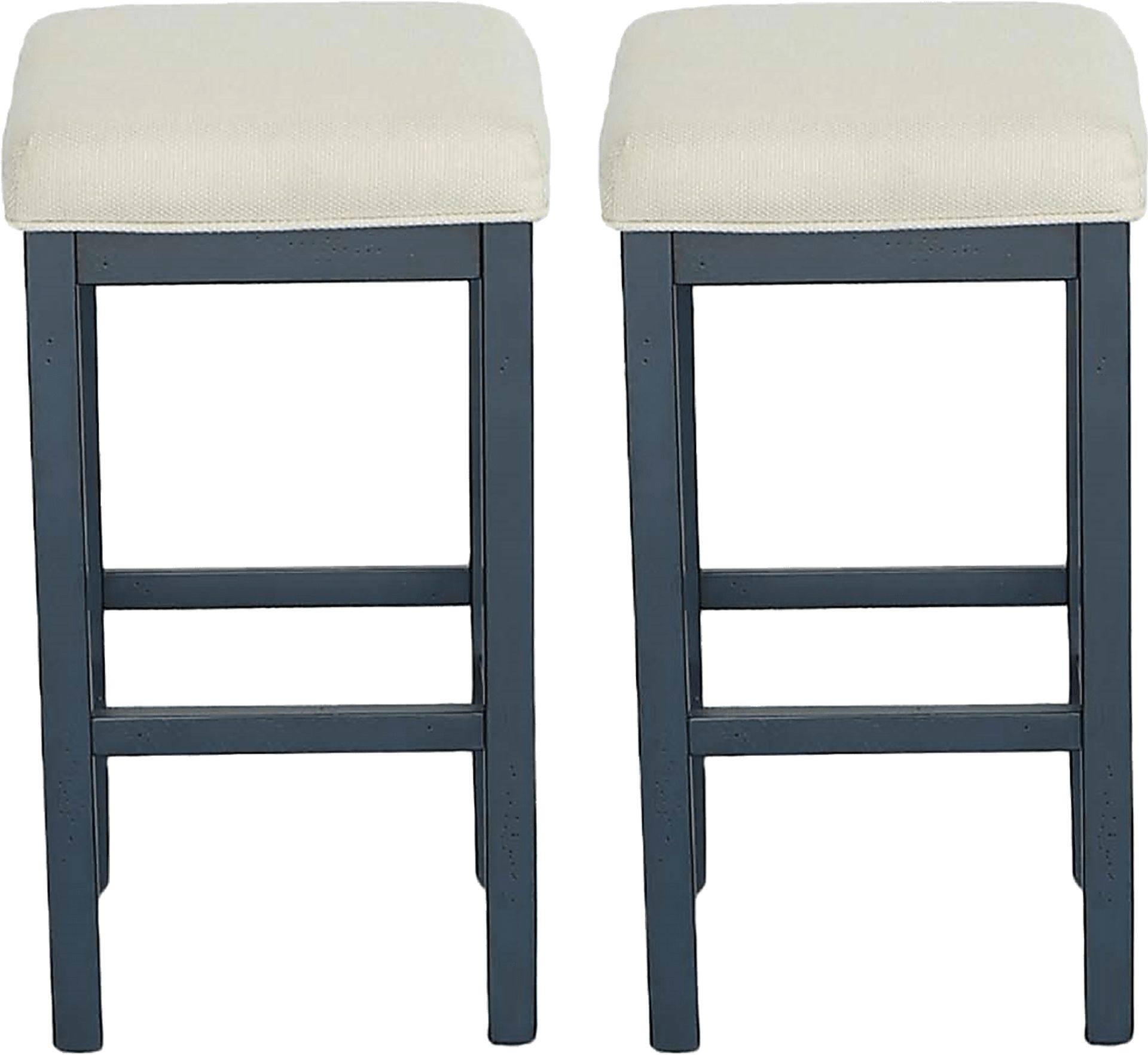 Macsvega Blue Counter Stool, Set of 2 - Image 2