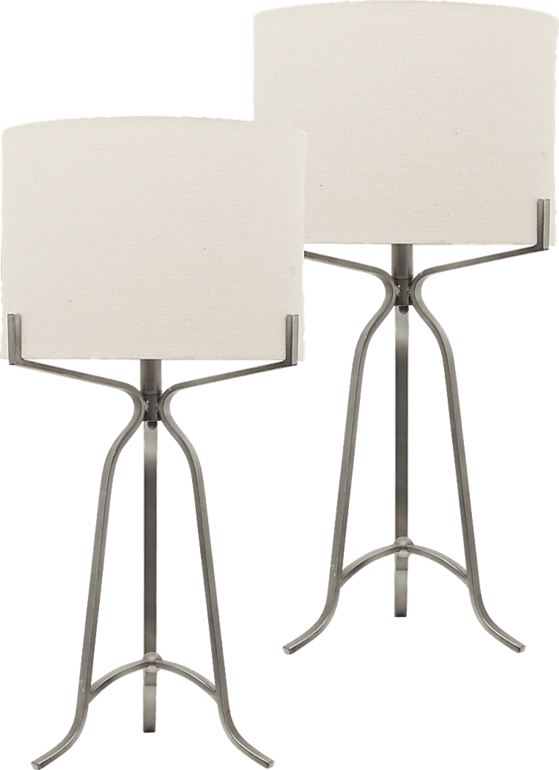Madalyn Silver Lamp, Set of 2 - Image 1