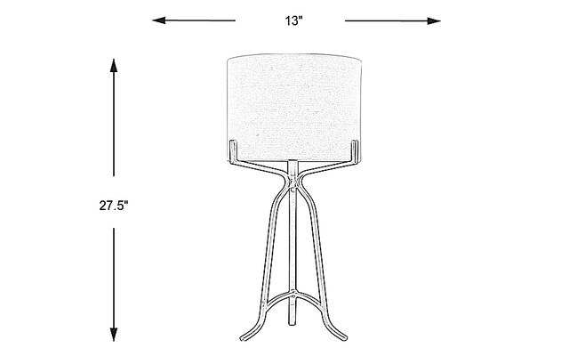 Dimension Image. Please refer to the Dimension Tab on this page for dimension details.