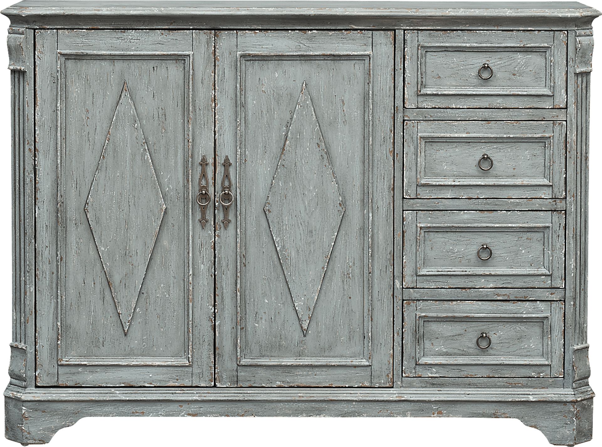 Maddenhurst Blue Accent Cabinet - Image 3