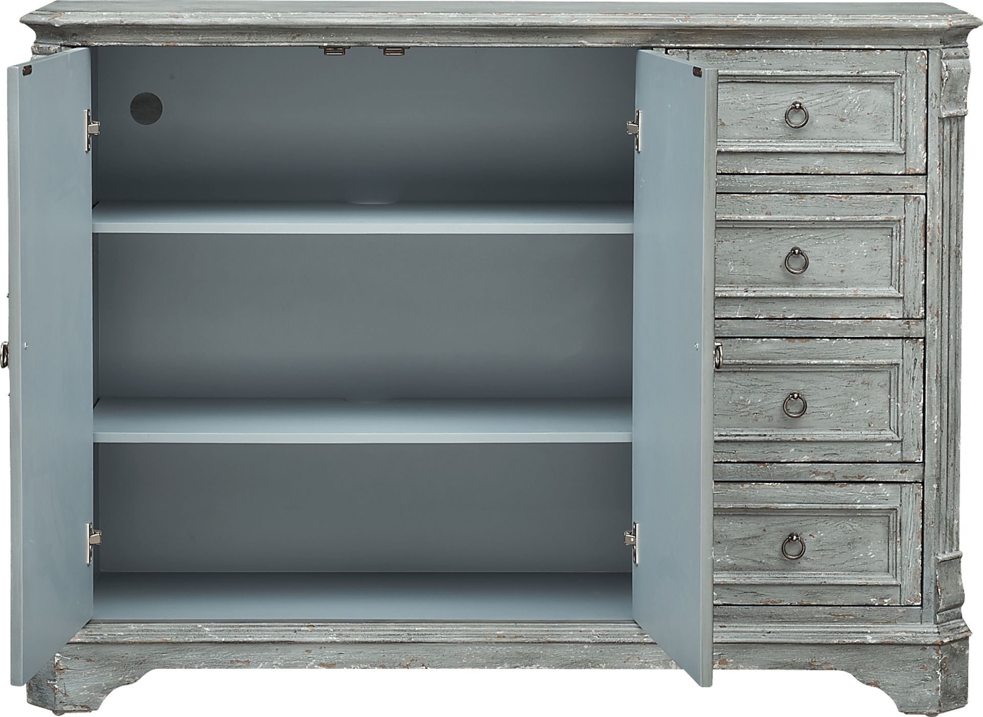 Maddenhurst Blue Accent Cabinet - Image 4