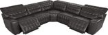 Maddox Manor 8 Pc Leather Dual Power Reclining Sectional Living Room