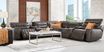 Maddox Manor Leather 7 Pc Dual Power Reclining Sectional