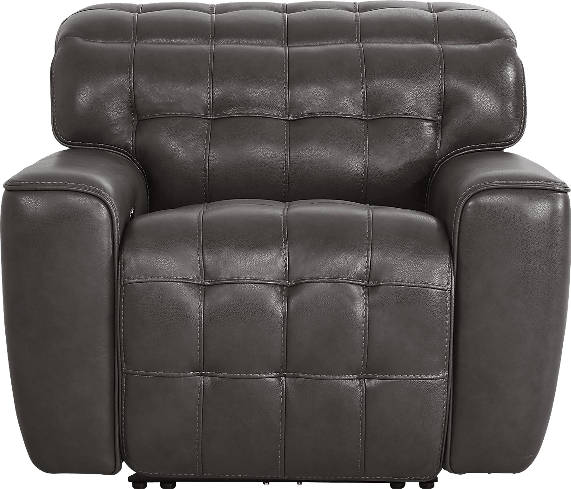 Maddox Manor Dark Gray Dual Power Recliner - Image 2