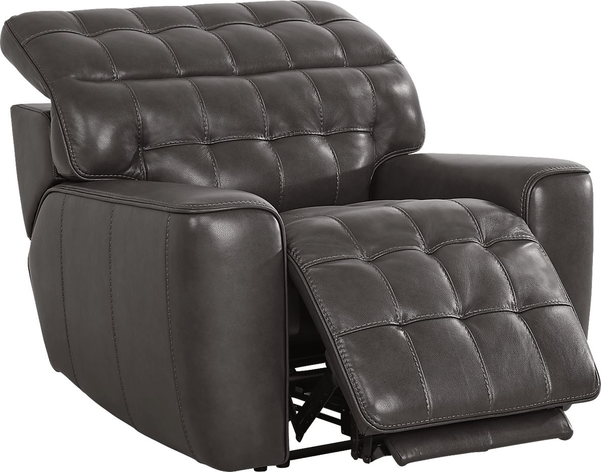 Maddox Manor Leather Dual Power Recliner