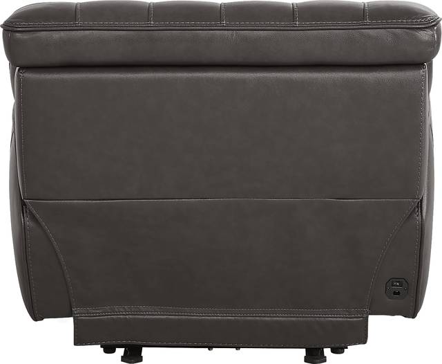 Maddox Manor Dark Gray Dual Power Recliner - Thumbnail - Image 4