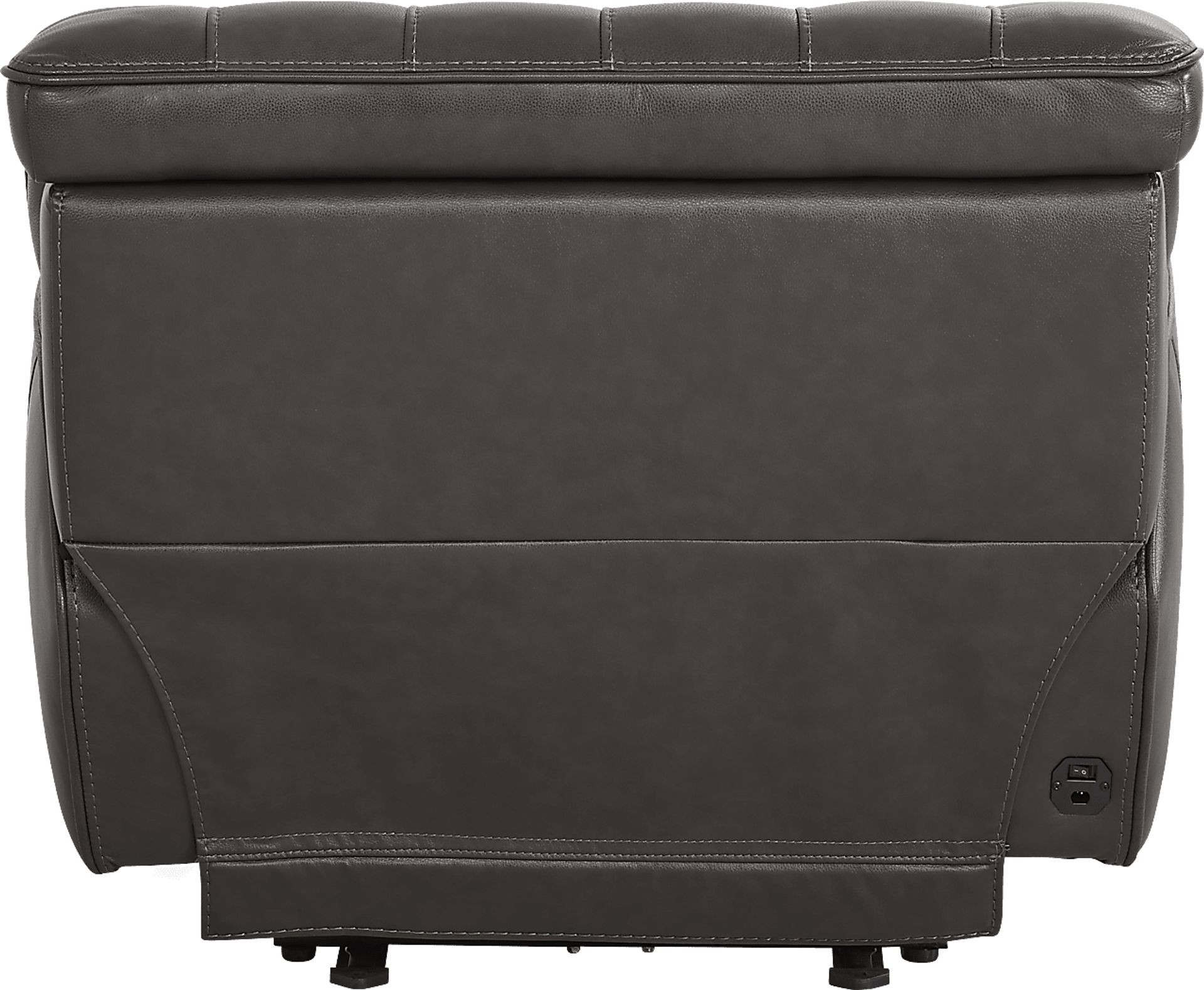 Maddox Manor Dark Gray Dual Power Recliner - Image 4