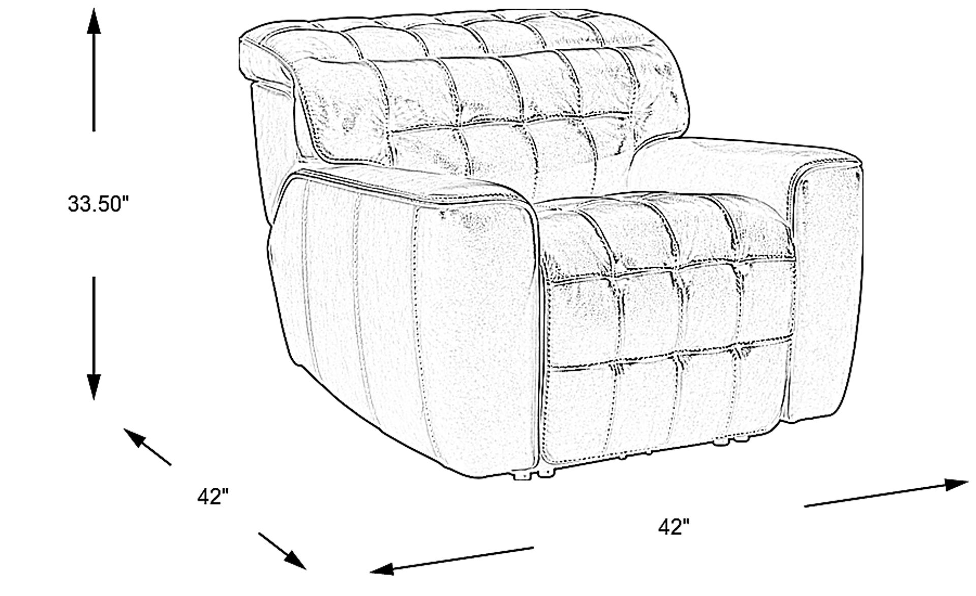 Dimension Image. Please refer to the Dimension Tab on this page for dimension details.