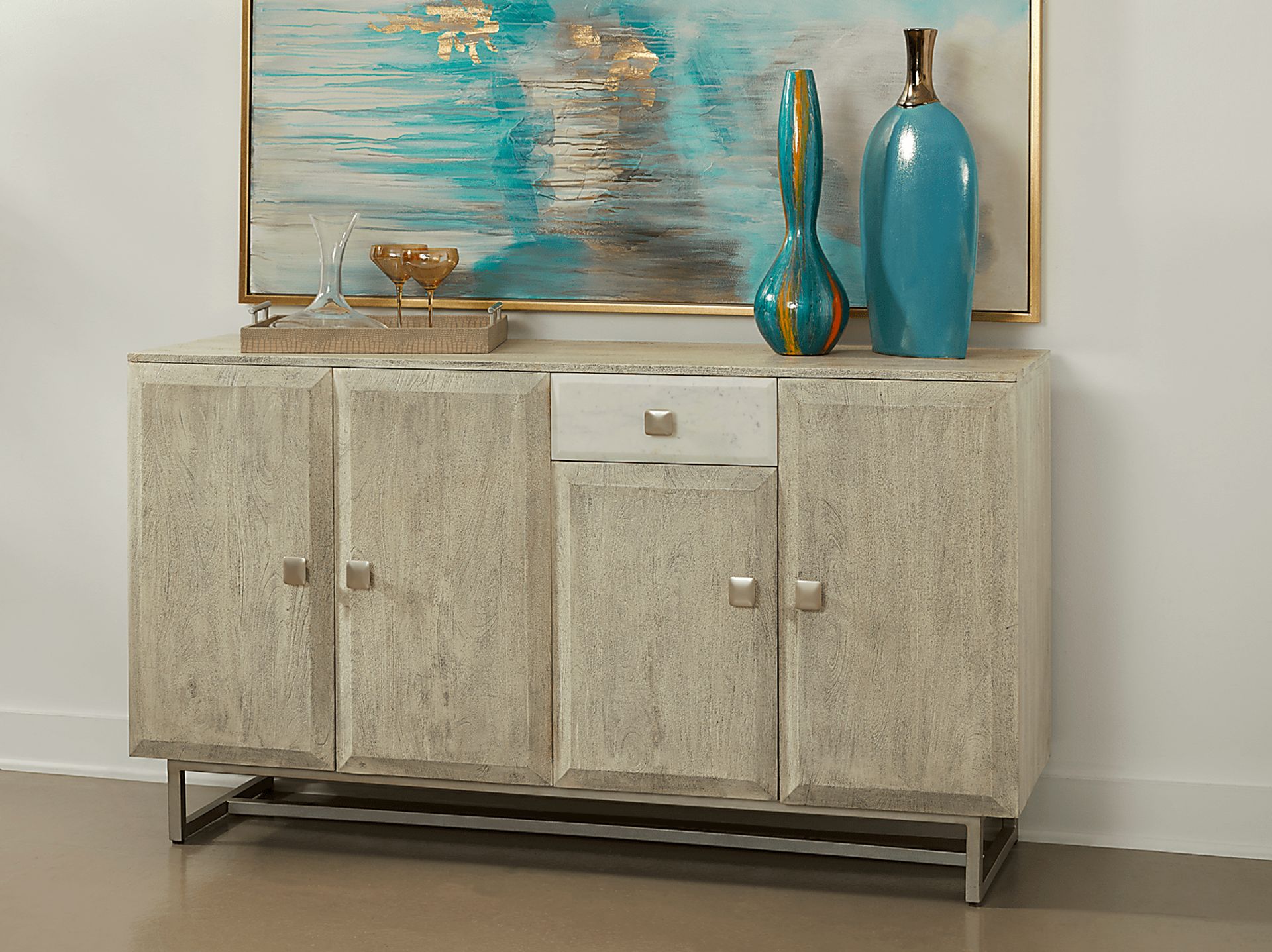 Madeira Gray Credenza - Image 2