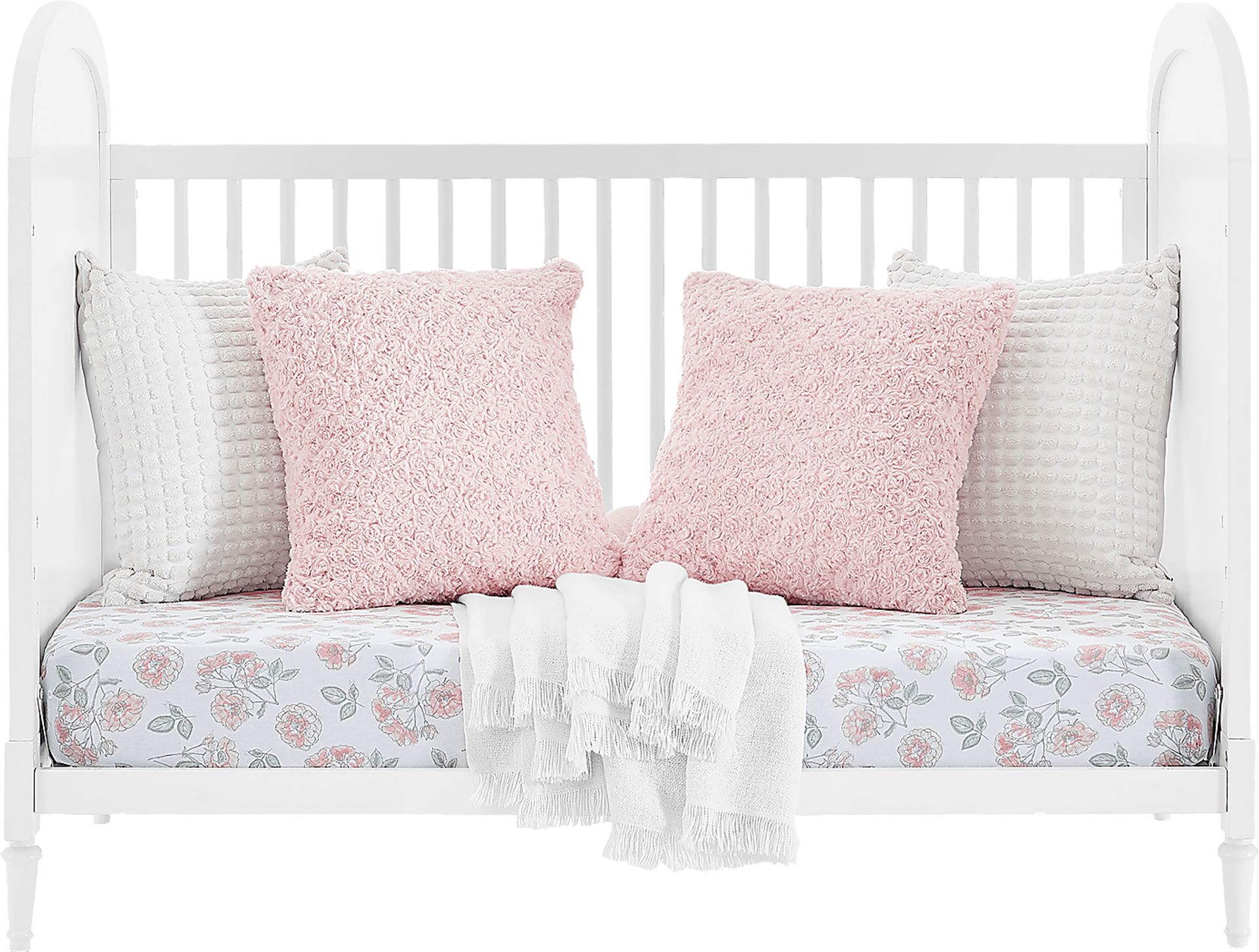 Kids Madeline White Convertible Crib - Image 12